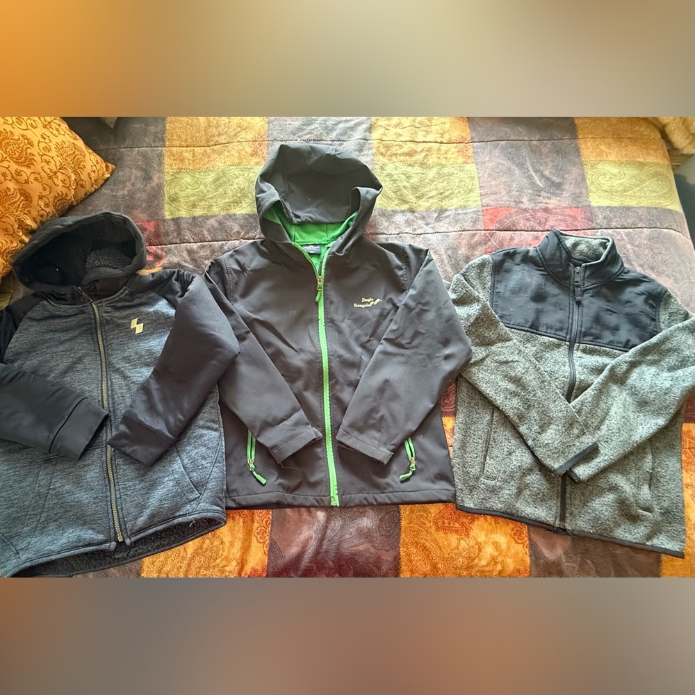 3 Boys coats size 7/8